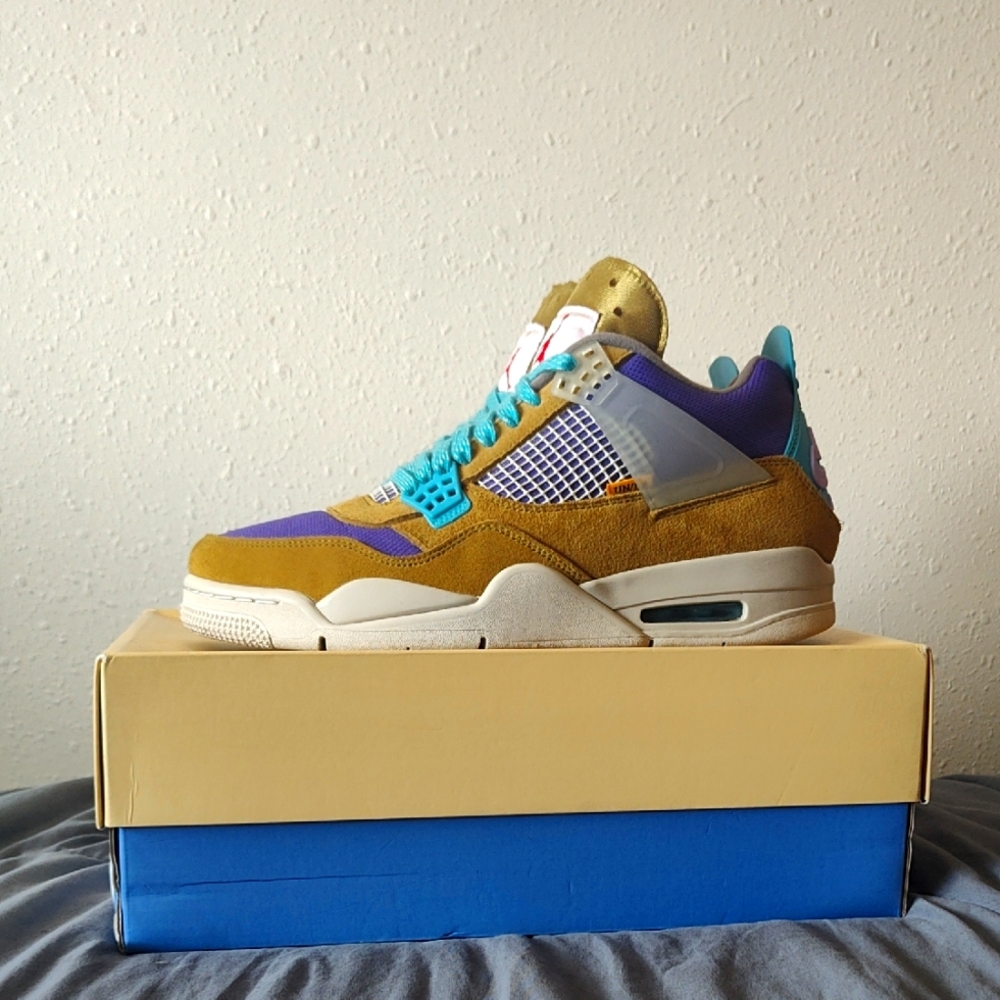 Nike Air Jordan 4 Union (Desert Moss) 30th Anniversary Size 11
